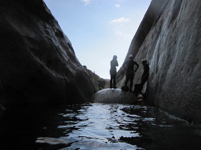 Waiting at the last jump.