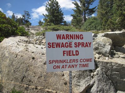 Close up of the same sign.