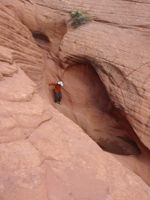 Joel exploring a more difficult way.