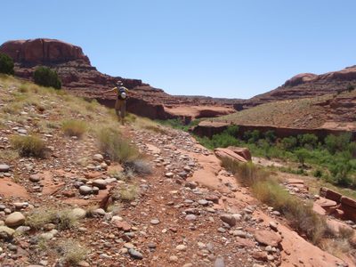 Having dropped our packs at camp, our plan was to hike...