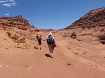 This next part of the hike was like walking in a solar...