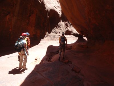 Starting to wander downstream in Neon Canyon. Kind of...