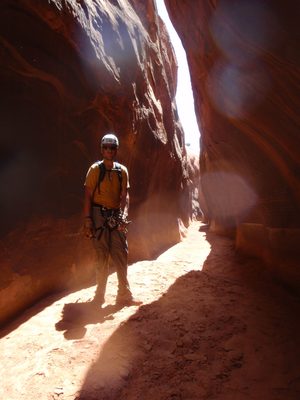 Andy in Neon Canyon.