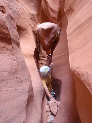 We came to a branch in the canyon (it seems canyons do...