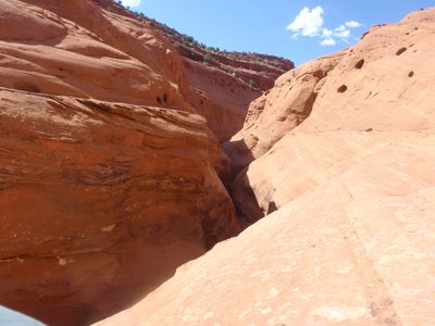 Looking back up canyon.