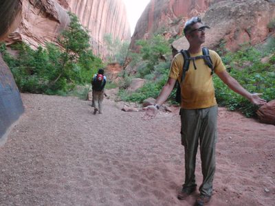 From here it was just a pleasant half mile hike back to...
