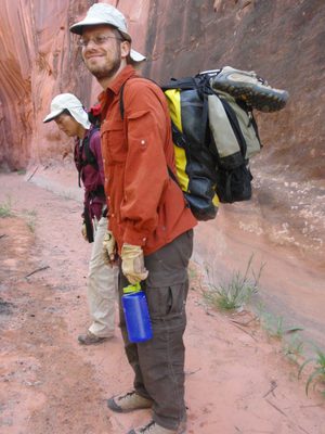 Joel, on the hike back to the car.
