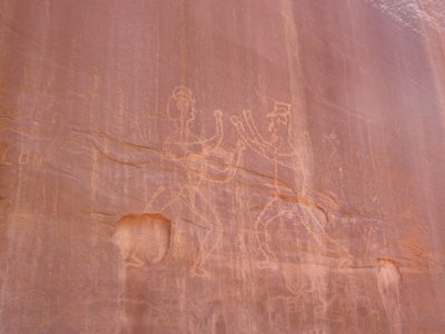 Cowboys fighting.