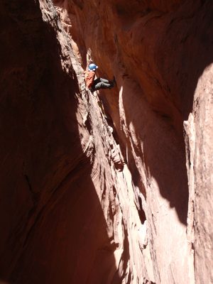 Definitely some fresh air below. It was far too narrow...