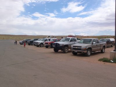 Lots of big domestic trucks here.