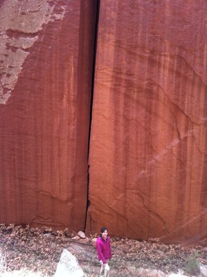 Big crack.