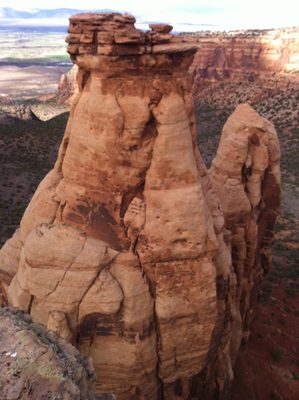 Another formation in Independence National Monument.