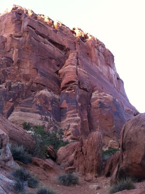 Rock formations on the hike out.