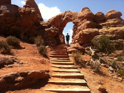 Me during our hike.