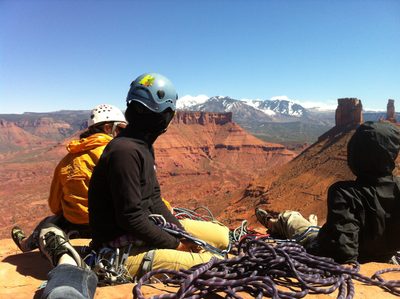 Enjoying the view.