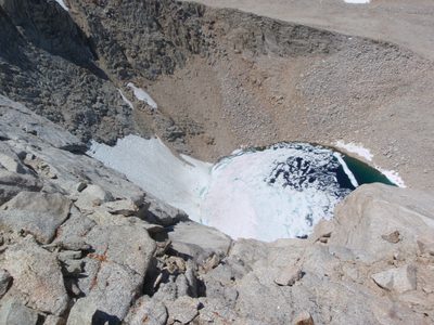 A lake just west of Tulainyo lake, which seemed to be...