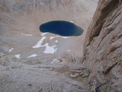 Joel, on I think the 5th pitch out of 13.  The lake...