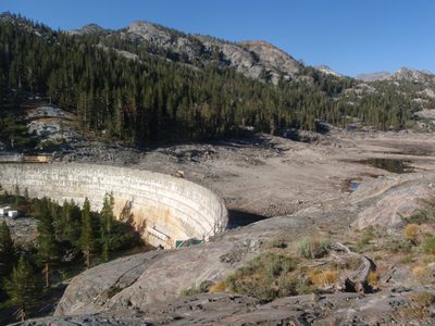Imagine my suprise when climbing as high as the dam I...