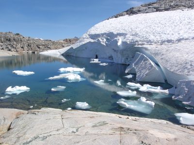 Having made it to the other side of the glacier, I was...