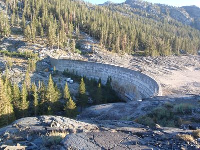 One more shot of the stupid Waugh Lake dam around...