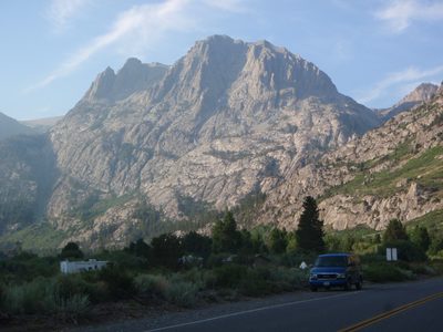 One more shot of Carson Peak and Rush Creek coming down...