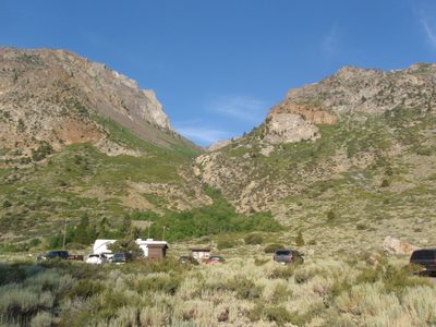 Alger Creek, behind the Silver Lake trailhead, coming in...