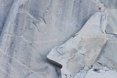 Hans Florine on the top of Texas Flake (does it look...