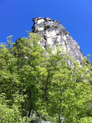 Lower Cathedral Spire on the approach!