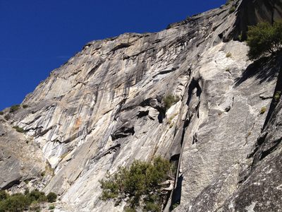 Pitch 3 of Super Slide, at the upper right of the photo...