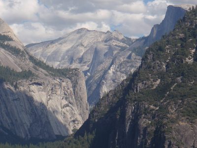 Royal arches, Tenaya Canyon / Clouds Rest, Half Dome.