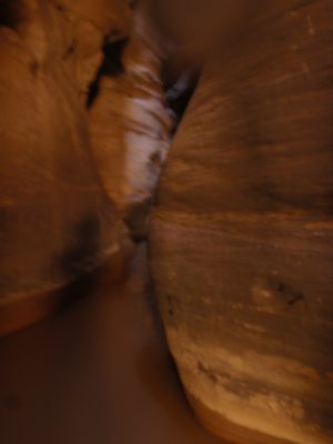 Deep inside the narrows of Pine Creek Canyon.
