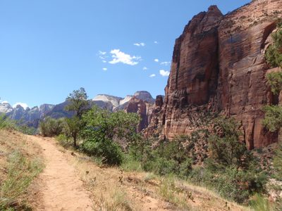 Our hike out from Pine Creek back to the east rim road...