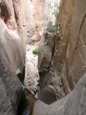 This rappel looks a bit longer than the last (peering...