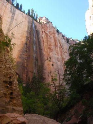 Another shot of the falls.  Almost all of the water...
