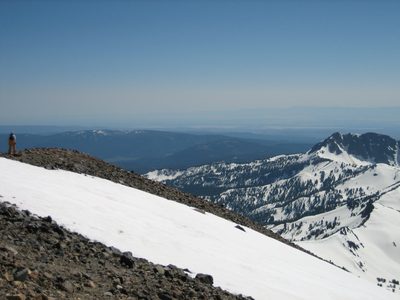 Smaller mountains near Lassen.  We skiied one of the...