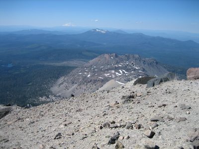 Looking down on the Chaos Crags