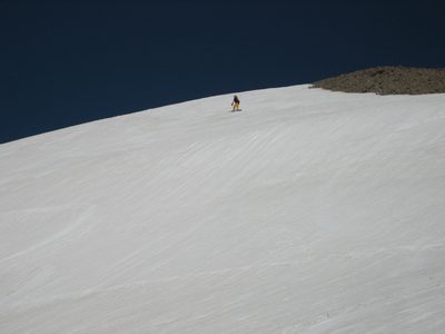 Heelside edging...