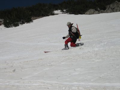 Superstar tele skier.