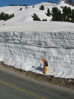 Proof for anyone who says there can't be snow left, even...