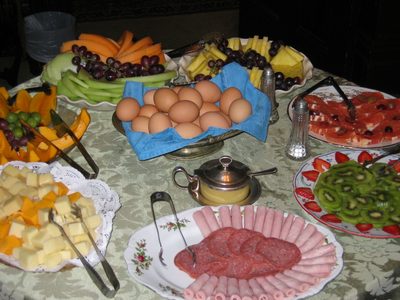 Part of the breakfast buffet at The Inn San Francisco on...