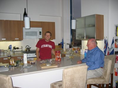 John is on duty in the Mission apartment, getting ready...