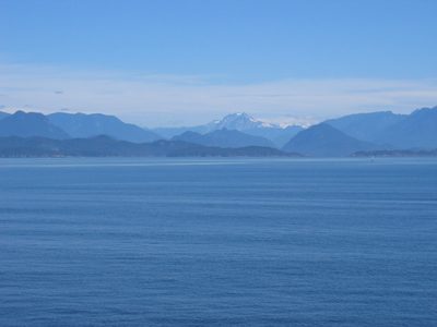 The tallest peak is Mt Baker in Washington State as seen...