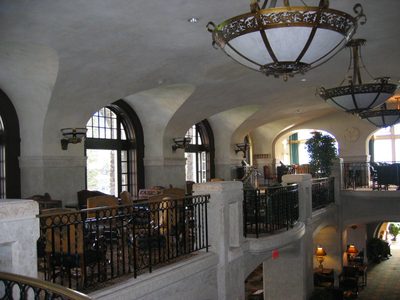 An interior view of the Fairmont second mezzanine where...