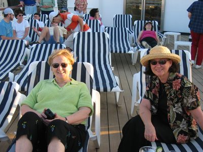 Meg and Donna at SailAway