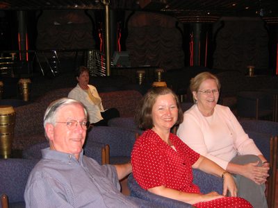 Waiting for the show to start