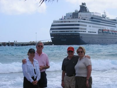On the beach at Costa Maya