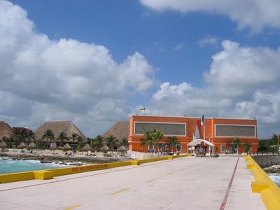 Pier at Costa Maya
