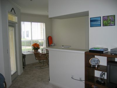 Past the entertainment center, with cut thought to...
