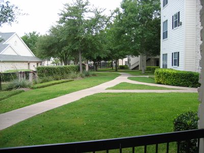 View to the right from the patio, showing other...