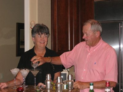 At last ... the master pours